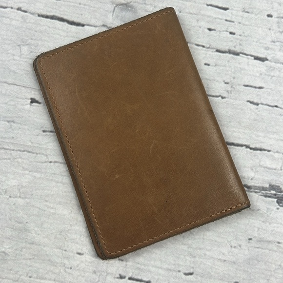 LINE of TRADE - Passport Holder - Raw Leather - Tan